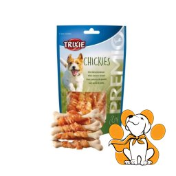 Trixie Dog Premio Chickies 100g, Kalcijumova Kost Obložena Pilećim Mesom