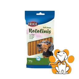 Trixie Dog Soft Snack Rotolinis With Poultry 12.5cm, 120g, Štapići Od Piletine