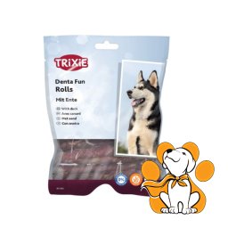 Trixie Dog Denta Fun Mini Chewing Rolls With Duck 30 kom, Štapići Sa Pačetinom