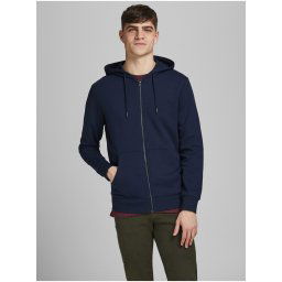 Dark blue basic hoodie Jack & Jones - Men's