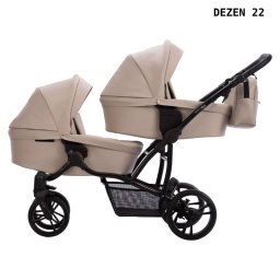 Kolica za blizance 42 NEW PRO 3u1 dezen 22 Bebetto