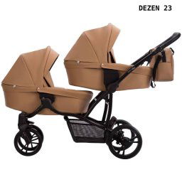 Kolica za blizance 42 NEW PRO 3u1 dezen 23 Bebetto