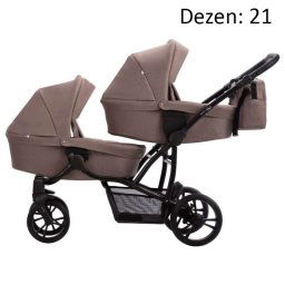 Kolica za blizance 42 NEW 2u1 dezen 21 Bebetto