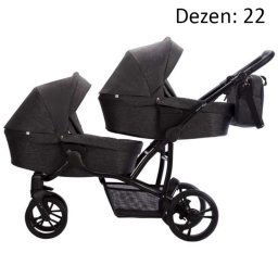 Kolica za blizance 42 NEW 2u1 dezen 22 Bebetto
