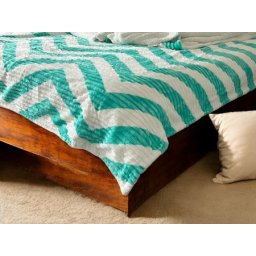 Ćebe 150x200cm Dva lica A15 Zelena/Bela boja ( VLK000387-a15zelenaboja )