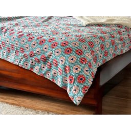 Ćebe 150x200cm Dva lica A7 Dezen Cvet ( VLK000387-dezencvetA7 )