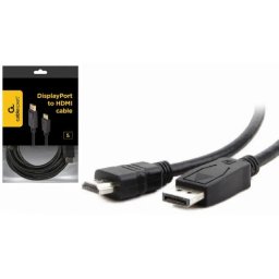 CC-DP-HDMI-5M Gembird DisplayPort na HDMI digital interface kabl 5m