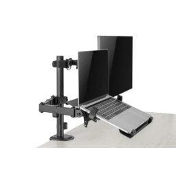 MA-DA-03 Gembird Podesivi stoni drzac za monitor tilt, 17-32 max.9kg + nosac za laptop