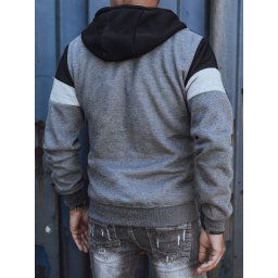 Bluza męska z kapturem ciemnoszara Dstreet
