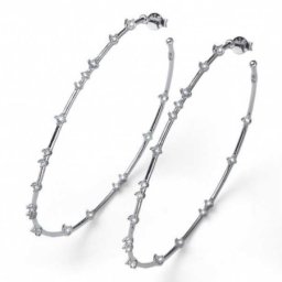 Oliver weber better 925ag white zircon mindjuše sa swarovski cirkonima ( 62107 )