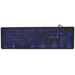 Multimedijalna tastatura s pozadinskim osvetljenjem GEMBIRD KB-UML3-02, US layout, crna