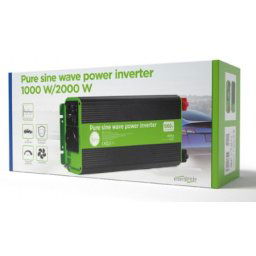 Gembird EG-PWC-PS1000-01 12V Cist sinusni inverter DC/AC 1000W + USB port, 2,7KG
