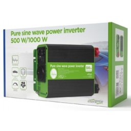 Gembird EG-PWC-PS500-01 12V Cist sinusni auto inverter DC/AC 500W + USB port, 1,95KG