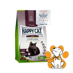 Happy Cat Sterilised Adult Lamb 10kg, Lako Svarljiva Hrana Za Sterilisane Mačke