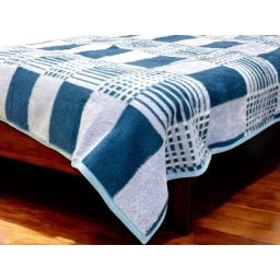 Ćebe Blue/White 200x200cm ( VLK000189-Blue/white )