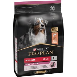 Purina Pro Plan Dog Medium Adult Sensitive Skin Losos - 14 kg