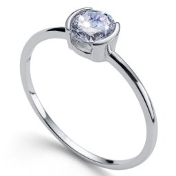 Ženski oliver weber tiny 925ag zircon prsten sa swarovski kristalom m ( 63244m )