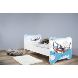 Dečiji krevet 160x80 cm HAPPY KITTY PLANE