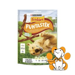 Purina Friskies Funtastix 175g, Poslastice sa Slaninom i Sirom za Odrasle Pse
