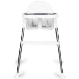Ecotoys Hranilica za bebe 2u1 sa postoljem i pojasevima white ( HC-135 WHITE )