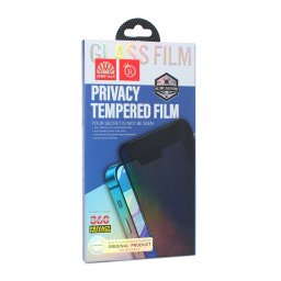 Zastitno Staklo Tempered glass Privacy 2.5D full glue za Samsung A065F Galaxy A06 crni