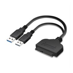 Kabl adapter USB3.0 M+USB2.0 M-Sata