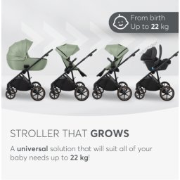 Kikka Boo Thea Premium set kolica za bebe 3u1