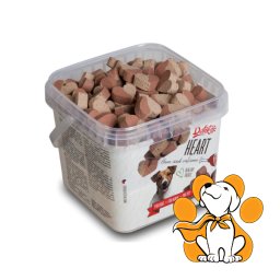 Dafiko Hearts Ham With Calcium 580g, Poslastice Za Pse u Obliku Srca