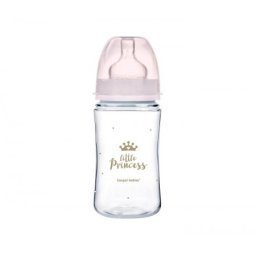 Canpol baby flasica 240ml siroki vrat, pp - royal baby 35/234 pink ( 35/234_pin )