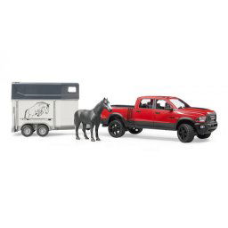 Bruder džip Ram 2500 Power Wagon sa prikolicom za konje ( 025014 )