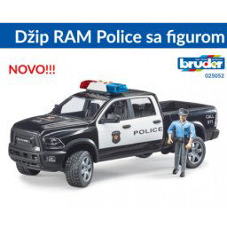 Bruder Džip RAM Policijski sa figurom ( 025052 )