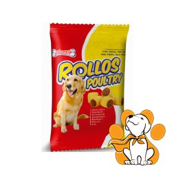 Dafiko Rollos Poultry 120g, Ukusne Poslastice Za Pse Sa Piletinom