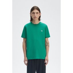 FRED PERRY RINGER MAJICA LGREEN