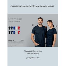 Majica T shirt PREMIUM 180 artikal MT001