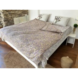 Komplet posteljina sa štepanom navlakom 160x220cm D9 ( VLK000424-d9sarena )