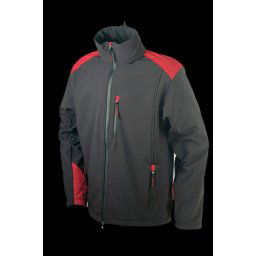 Lacuna getout softshell jakna dante crno-crvena veličina s ( 5danbks )