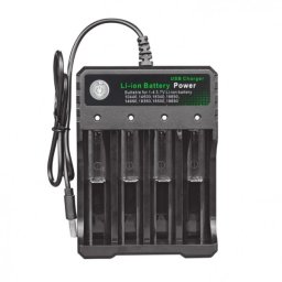 DIY LI-ION BATERIJA NA 3.7V-4 LED INDIKATORA-USB SMART