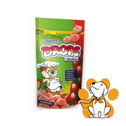 Dafiko Drops Strawberry 75g, Poslastice za glodare sa ukusom jagode