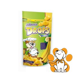 Dafiko Drops Bananas 75g, Poslastice za glodare sa ukusom banane