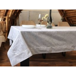 Stolnjak Nerry Bela boja 160x220cm ( VLK000478-nerrybelaboja )