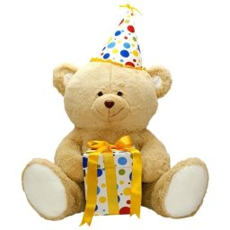 Plišani meda happy birthday poklon