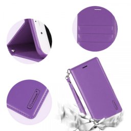 Maska na preklop Hanman za iPhone XS Max ljubicasti.