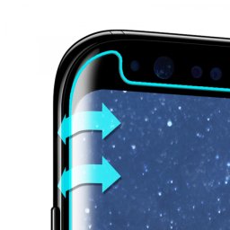Zastitno staklo (zakrivljeno) (Mini verzija) za Samsung Note 20/N980F crno