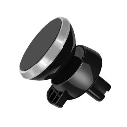 Drzac za mobilni telefon magnetni ROHS C9 srebrni (ventilacija)