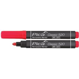Permanentni marker crveni Dry-Safe Pica 520/40