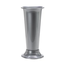 Vaza pvc - srebrna / 16×29 cm