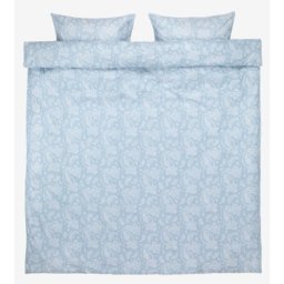 Set flanelske posteljine 200x220 cm plava