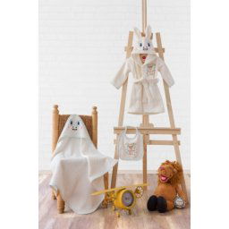Dekordom Bade mantil set cb baby bathroom set - zurafa ( 039180 )