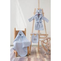 Dekordom Bade mantil set cb baby bathroom set - bear ( 039178 )