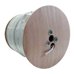 GEMBIRD KABL-COAX-RG6/300 white (X553) koaksialni kabl RG6 bez konektora, conductivity18%,6.5mm,300m